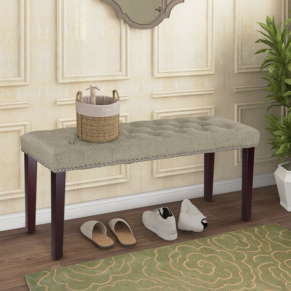 Upholstered Dining Bench With Back | Wayfair